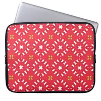 Christmas Holiday Charm Pattern 04 -  Laptop Sleeve