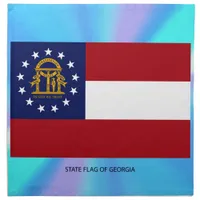 Georgia State Flag Napkin