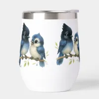 Sassy Steller's Jay  Thermal Wine Tumbler