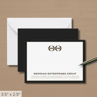 Professional Corporate Logo Business Note Card