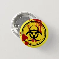 Biohazard Warning Symbol Bloody