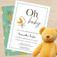 Mid-Century Modern Baby Shower Invitation – Retro 