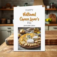 Happy National Cheese Lovers Day | Jan 20th Card