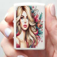 Blonde American Icon  Zippo Lighter