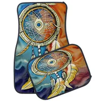 Dreamcatcher: Essence of Native Culture Car Floor Mat