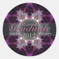 Pink Eclipse Star Award Graduation Gift Sticker