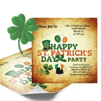 Budget St Patrick's Day Party Vintage Photo Print