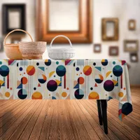 Bauhaus Geometric Abstract Pattern#5 ID1068 Tablecloth