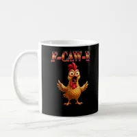F Caw F Funny Chicken Classic Aesthetic Design Coffee Mug