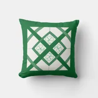 Pillow - Leaded Glass Look Shamrock