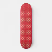 Christmas Holiday Charm Pattern 03 -  Skateboard