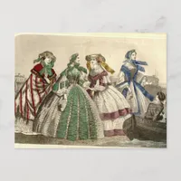 July, 1859 Fashions Postcard