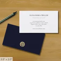 Simple Attorney at Law Business Card