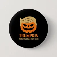 Trumpkin Make Halloween Great Again Button