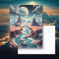 Surreal Ethereal Landscape | Magical World Postcard