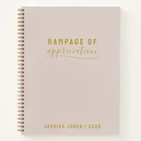 Rampage of Appreciation Pink Journal