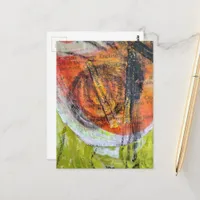 abstract severe dizziness collage  postcard