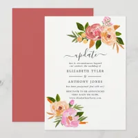 Spring Wedding Update Invitation