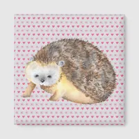 Hedgehog Hearts Magnet