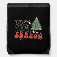 Cute Christmas, Tis The Season Drawstring Bag