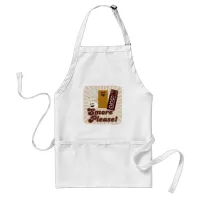 Sassy Smore Please Cute Campfire Dessert Adult Apron