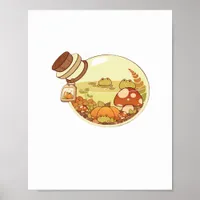 Fall Potion With Froggies Classic Poster