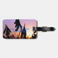 Soybeans at Sunset Luggage Tag