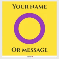 Intersex Pride flag  Sticker