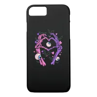 Heart Skeleton Hands - Halloween Pastel Goth Eyeba iPhone 8/7 Case