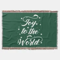 joy to the world Christmas Throw Blanket