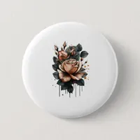 Fairy Aesthetic Goblincore And  Cottagecore Mushro Button