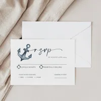 Seaside Wedding RSVP Card