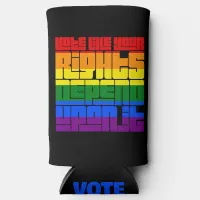 Vote Like Your LGBTQ Rights Depend Upon It Seltzer Can Cooler