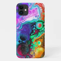 Abstract Modern Fluid Art  iPhone 11 Case