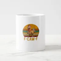 F-Caw-F Chicken Humor Essential Minimal Clean Giant Coffee Mug
