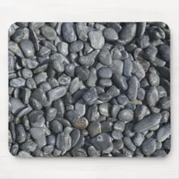 Smooth Black Pebbles Mouse Pad
