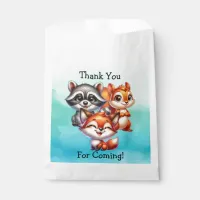 Thank You | Woodland Creatures Baby Shower Favor Bag