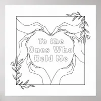 Chosen Family Mother’s Day Coloring Poster