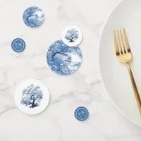 Porcelain-Inspired Chinoiserie Pattern ID1094 Confetti