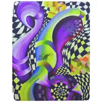 80`s Retro Geometric Pattern iPad Smart Cover