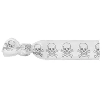 Skull and Crossbones Elastic Hair Tie