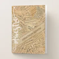 Pieces of Vintage Music ID389 Pocket Folder