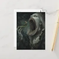 The Princess Ate the Toad Dark Fantasy Postcard