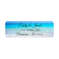 Ocean Beach Photo Return Address Labels