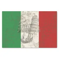 Flag and Symbols of Italy ID157 Tissue Paper