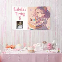 Personalized Pretty Anime Girl  Banner