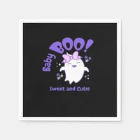 Baby Boo Sweet Toddler Halloween Design Napkins