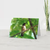 Hummingbird Morning Card