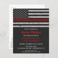 Budget Thin Red Line Firefighter Graduation