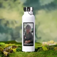 Personalized Photo and Name Water Bottle